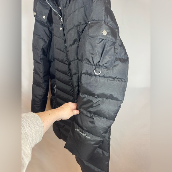 Eddie Bauer Sun Valley Down Parka – Black – Women’s XL - Picture 11 of 16